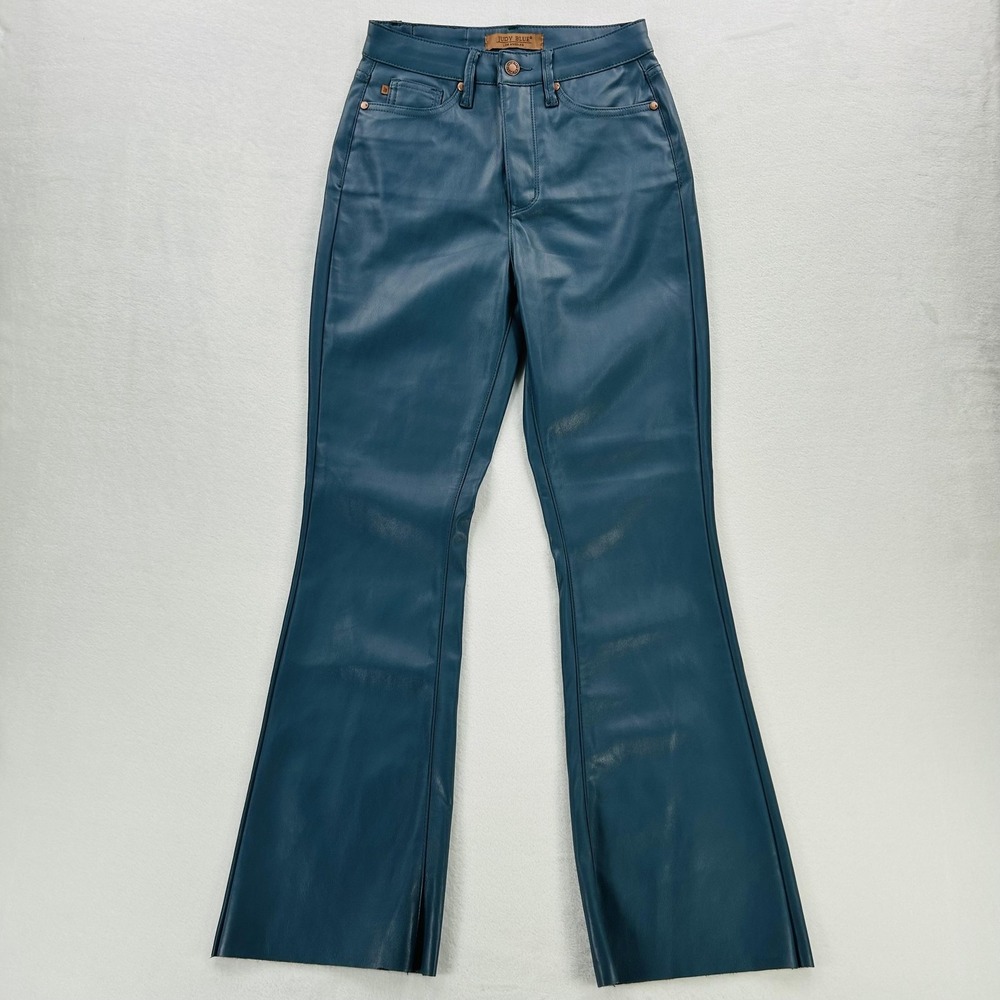 Judy Blue Jeans Womens 0/24 Bootcut Faux Leather